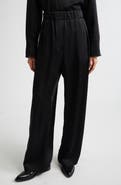 Jil Sander Pleated Satin Wide Leg Pants