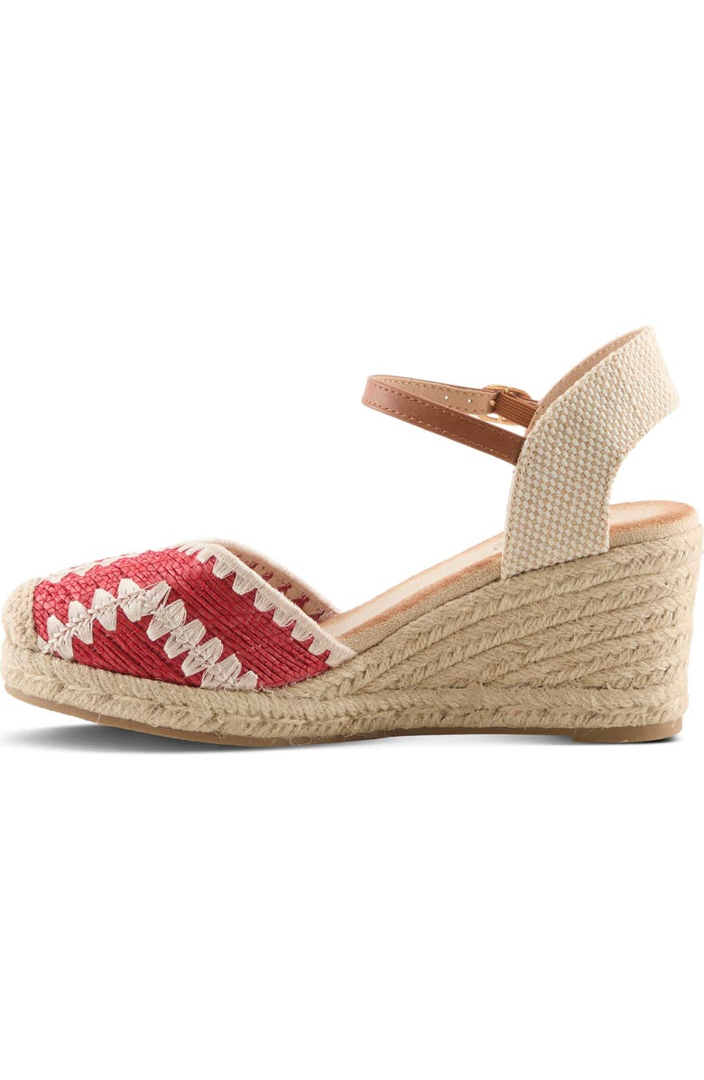 AZURA BY SPRING STEP Adrina Wedge, Alternate, color, Red Multi