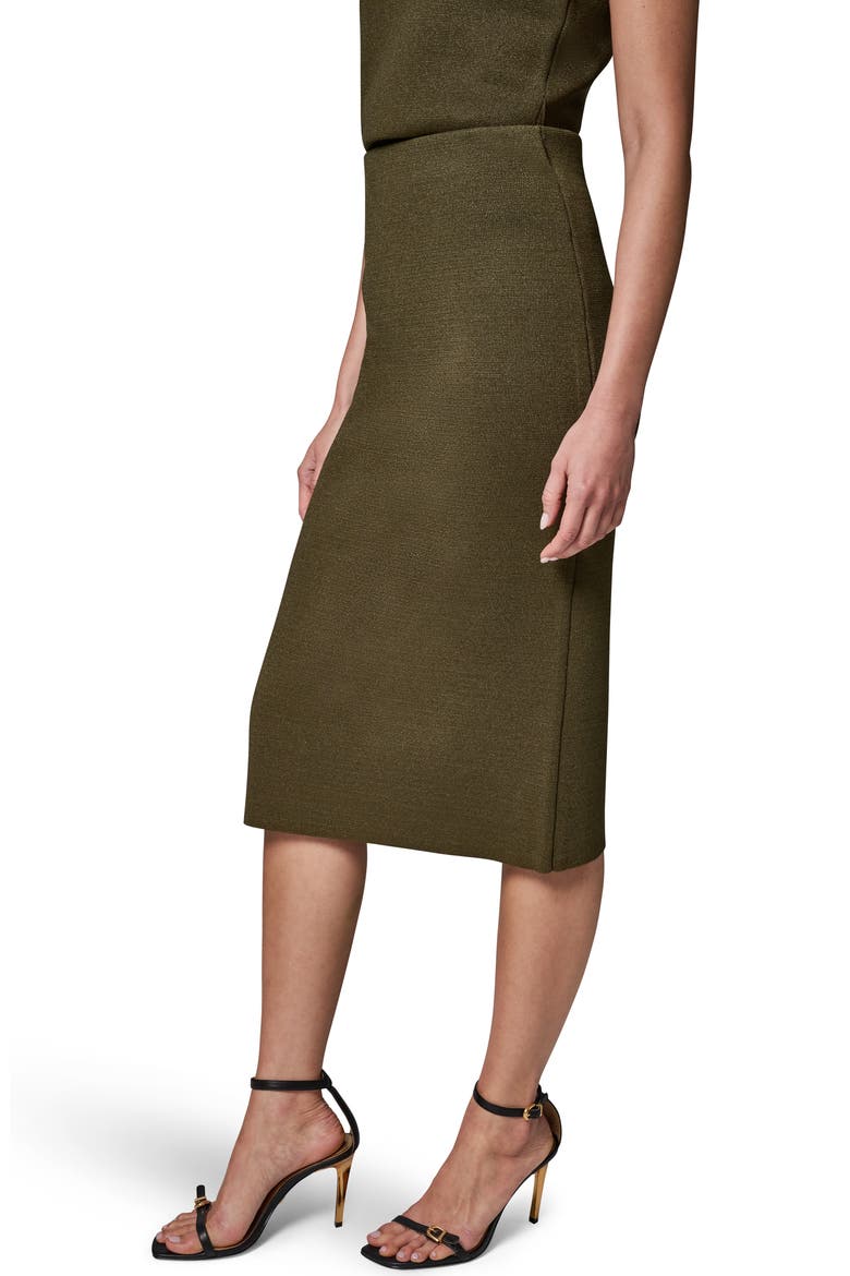 Straight Sweater Skirt, Alternate, color, OLIVE BRIN