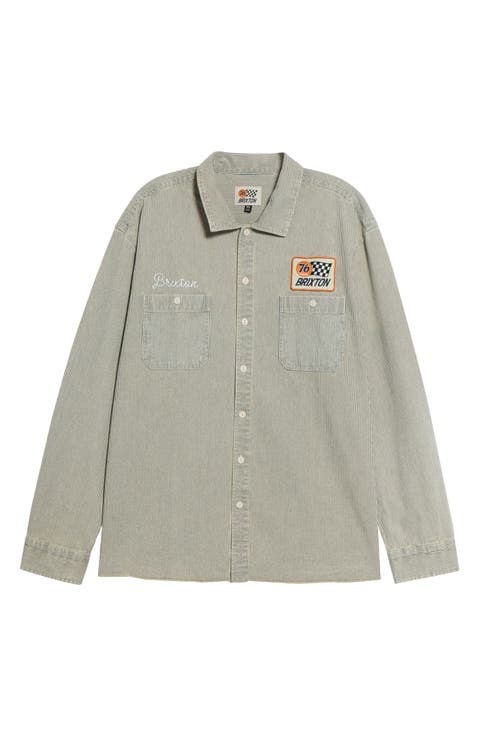 76 Mechanics Long Sleeve Woven Shirt
