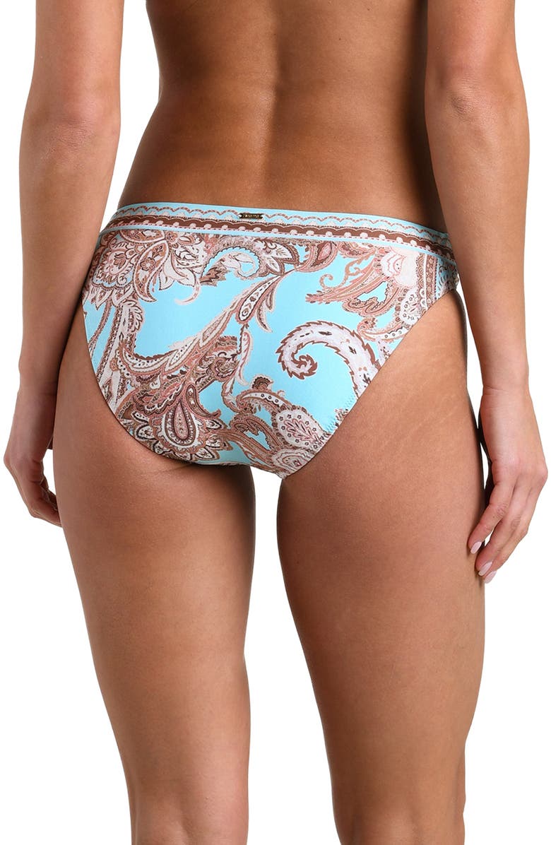 L'AGENCE Traditional Paisley One-Piece Swimsuit, Alternate, color, Blue Multi