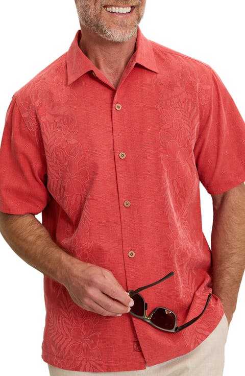 Kona Short Sleeve Silk Button-Up Shirt