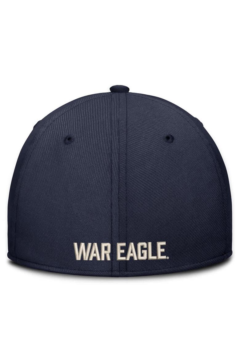 Men's Nike  Navy Auburn Tigers Dri-FIT Vintage Rise Swooshflex Flex Hat, Alternate, color, Navy