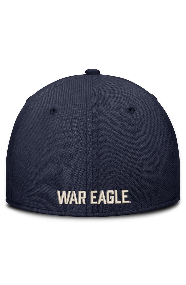 Nike Men's Nike  Navy Auburn Tigers Dri-FIT Vintage Rise Swooshflex Flex Hat, Alternate, color, Navy