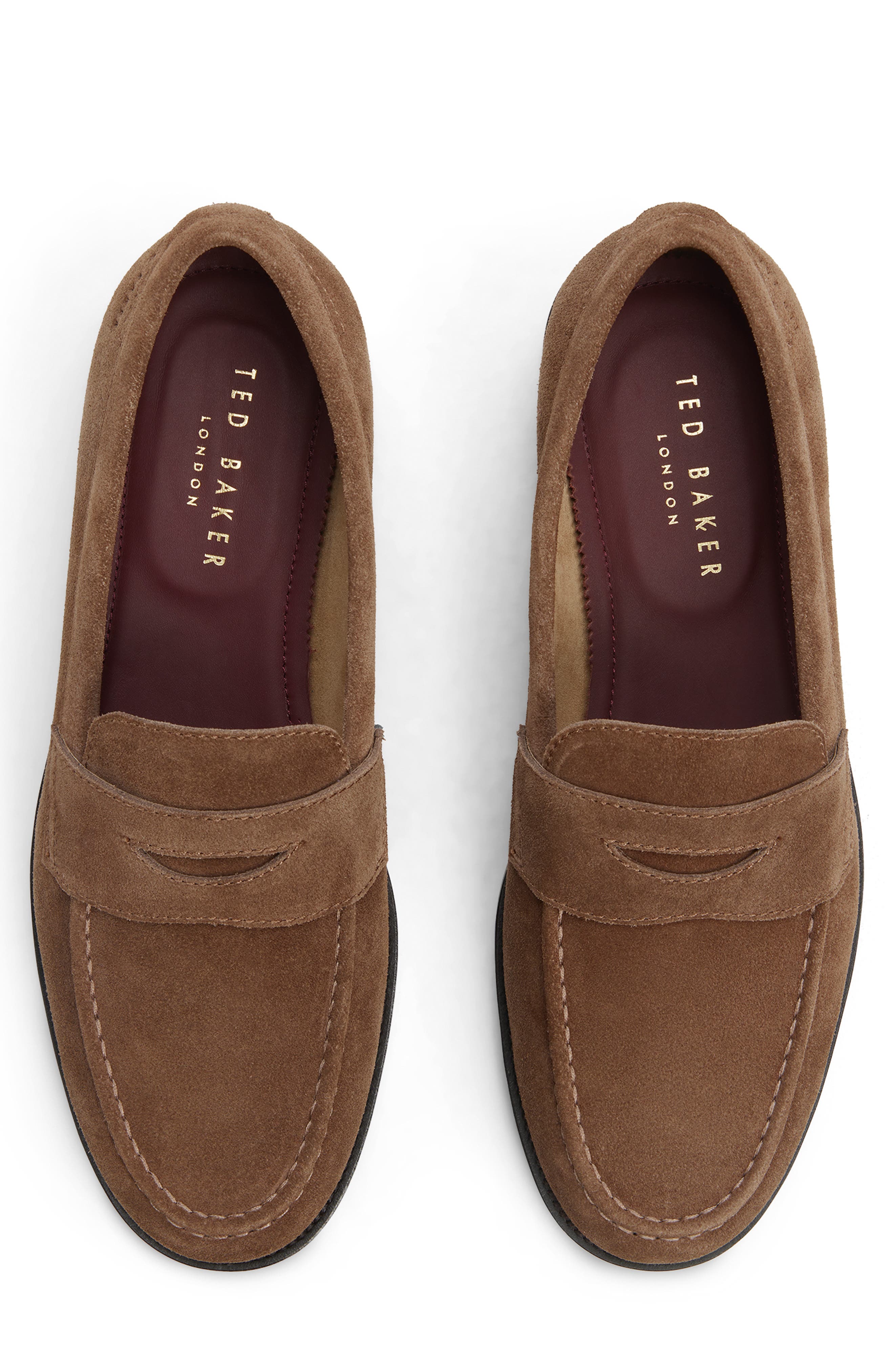 Parliament Penny Loafer, Alternate, color, BROWN TAUPE
