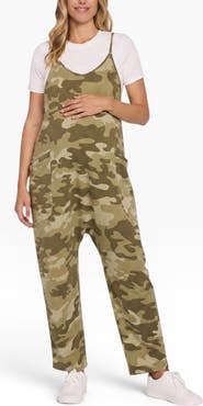 MOTHERHOOD MATERNITY Sleeveless Relaxed Fit Maternity Jumpsuit