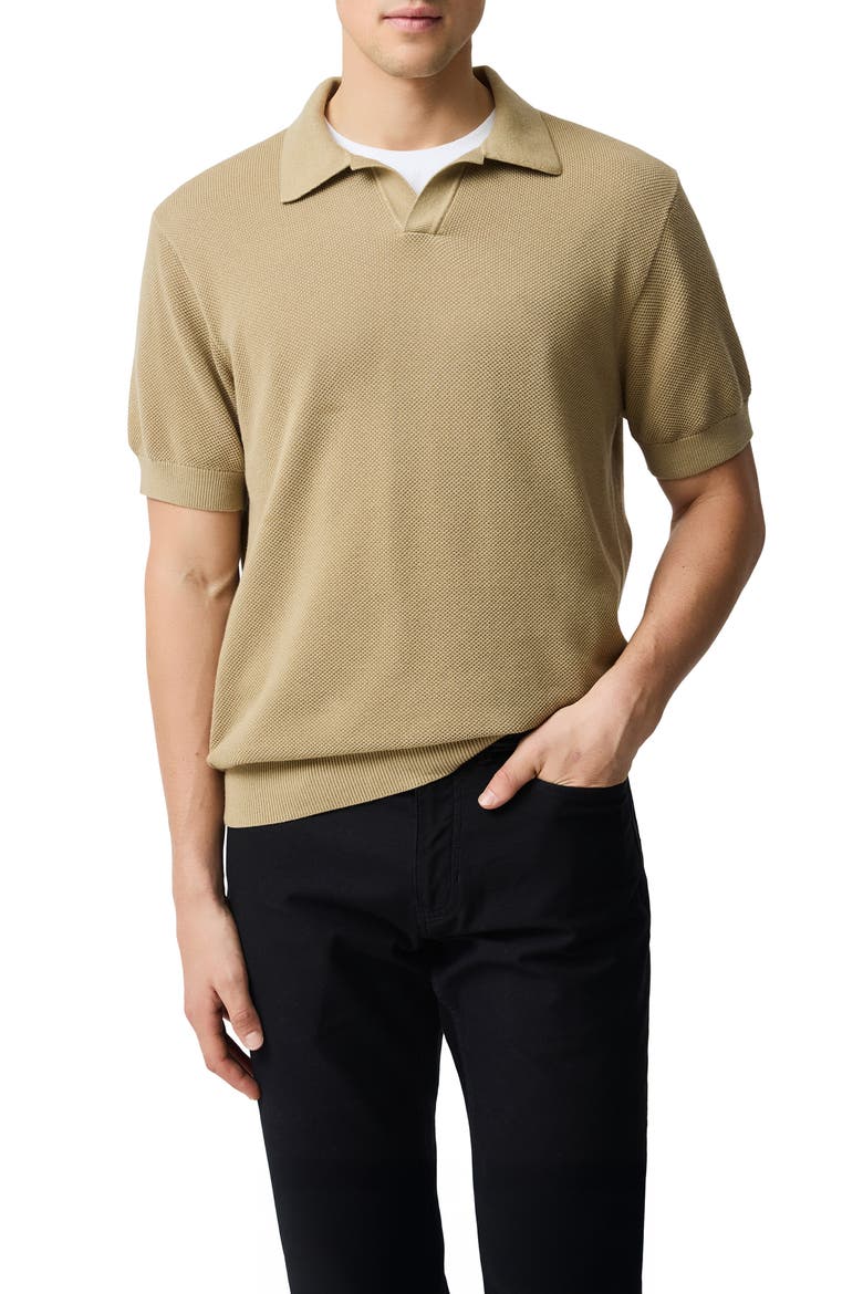 Avalon Johnny Collar Polo, Main, color, CAMEL