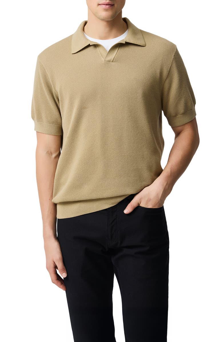 Rodd & Gunn Avalon Johnny Collar Polo, Main, color, Camel