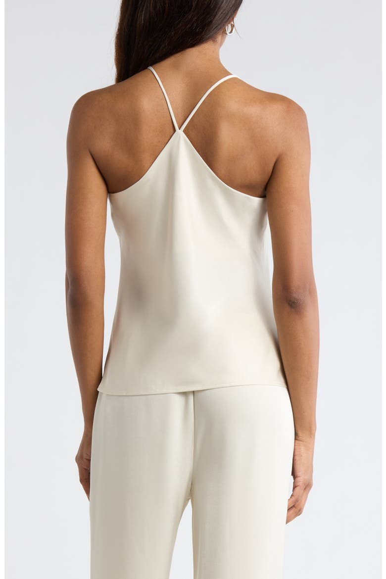Satin Cami Top, Alternate, color, IVORY DOVE
