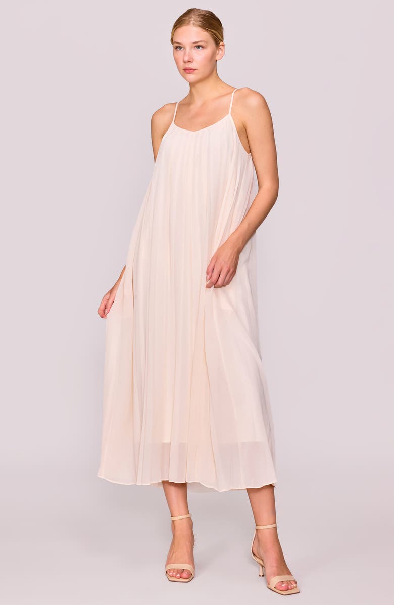 MELLODAY Pleated Midi Dress, Alternate, color,
