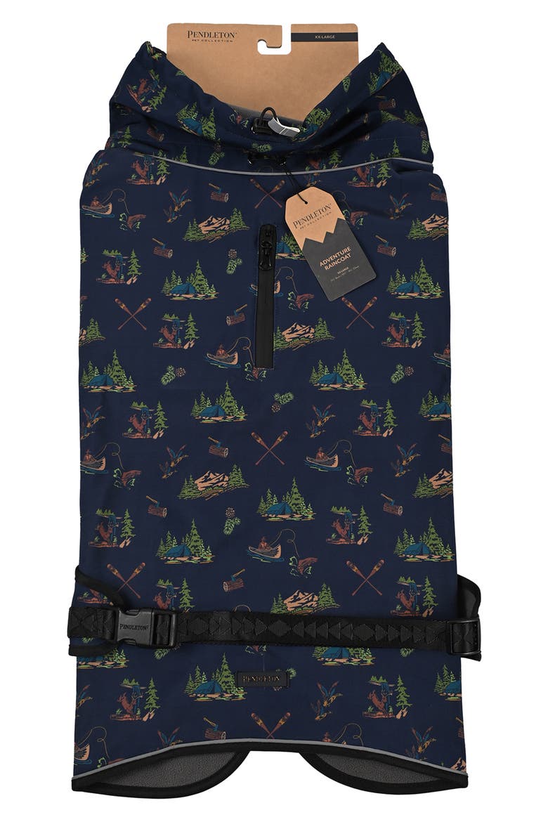 Waterproof Adventure Pet Coat, Alternate, color, CANOE CLUB