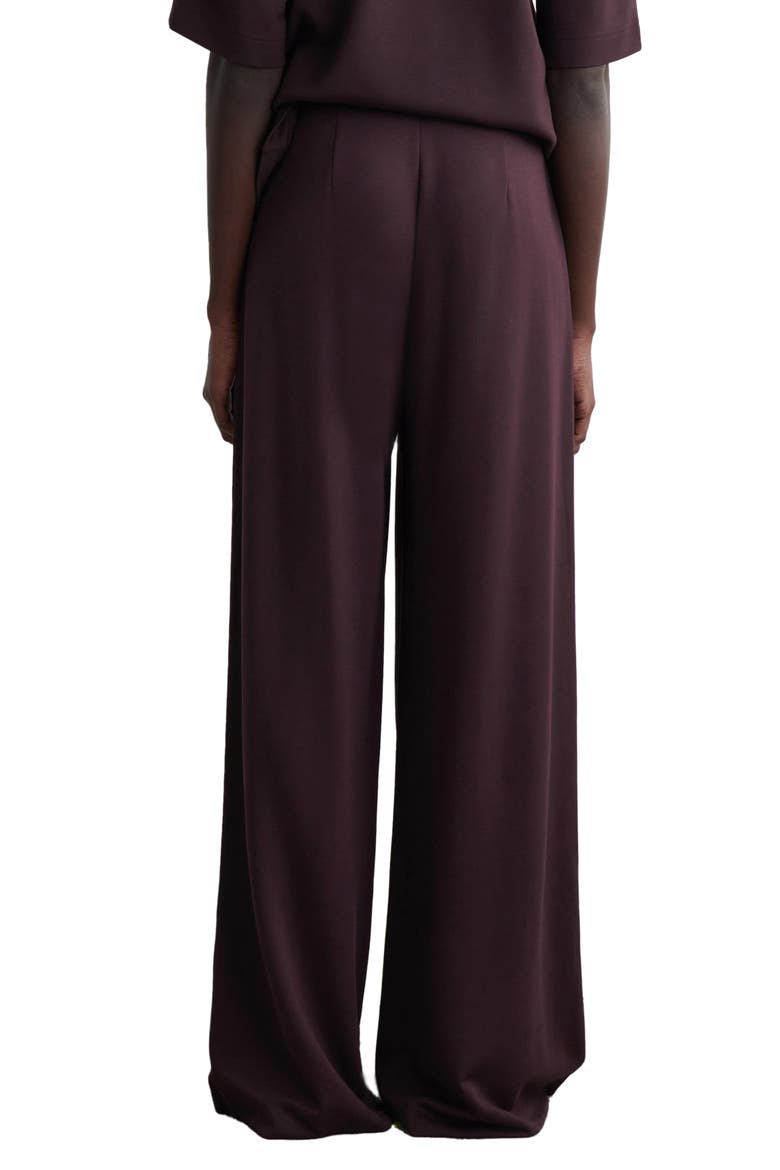 Hyke Wide Leg Pants, Alternate, color, RED DARK