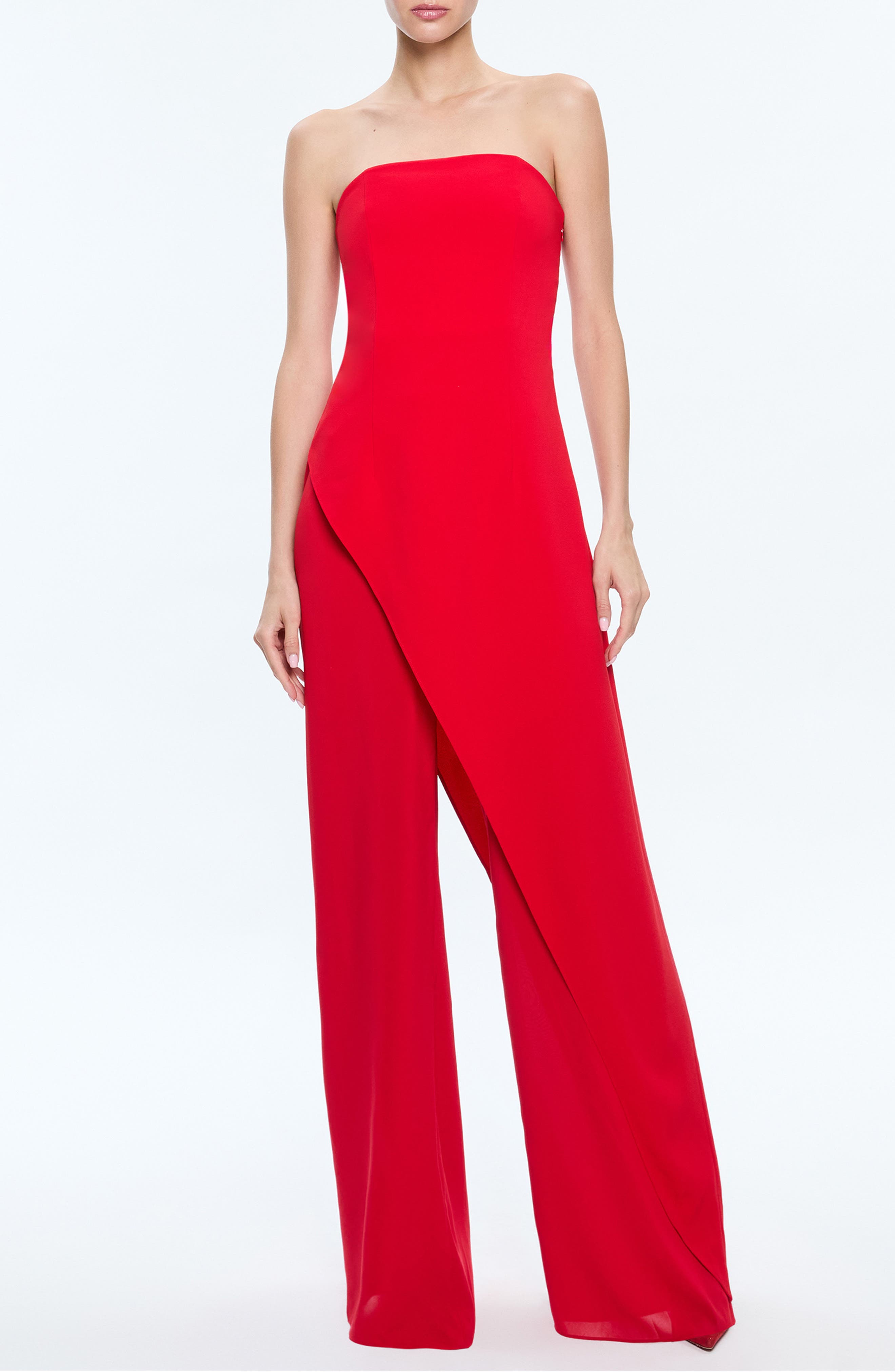 Alice + Olivia Alondra Strapless Jumpsuit