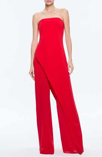 Alice + Olivia Alondra Strapless Jumpsuit