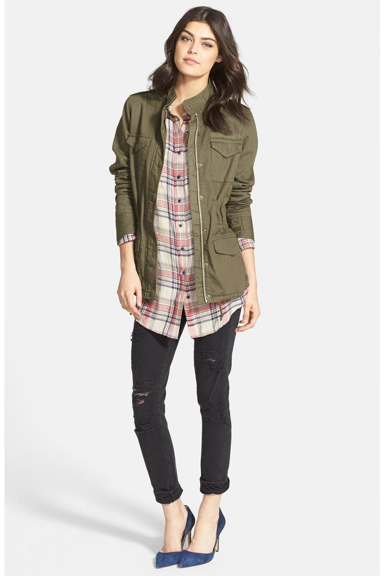 'Vintage' Expedition Jacket, Alternate, color, WASHED OLIVE TARMAC