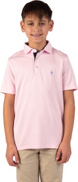 TailorByrd Kids' Solid Knit Polo