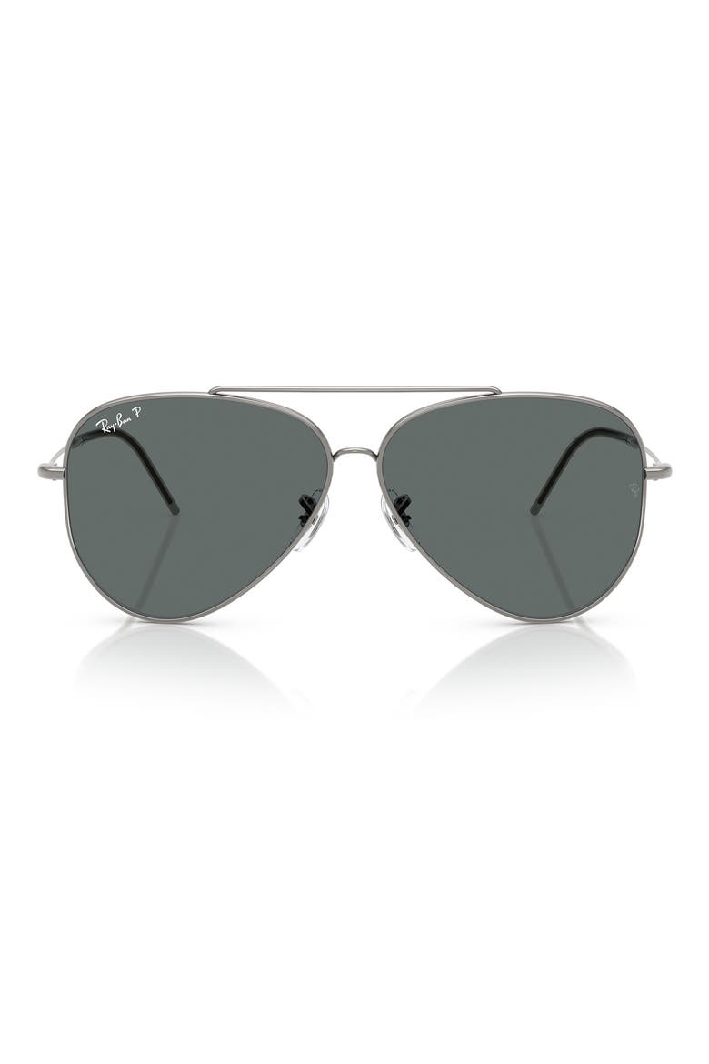Reverse 62mm Oversize Aviator Sunglasses video