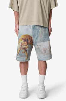 Sheep Hounded Denim Shorts