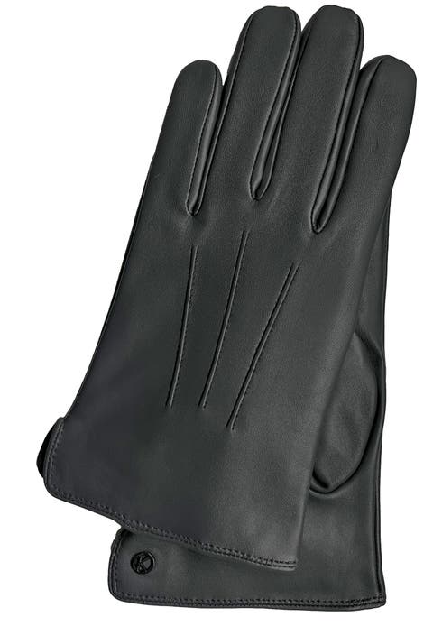 Premium Lamb Leather Touchscreen Gloves with Cashmere Lining