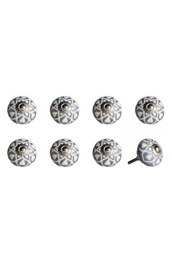 Shop Kinetic 8-pack Knobs In Grey White