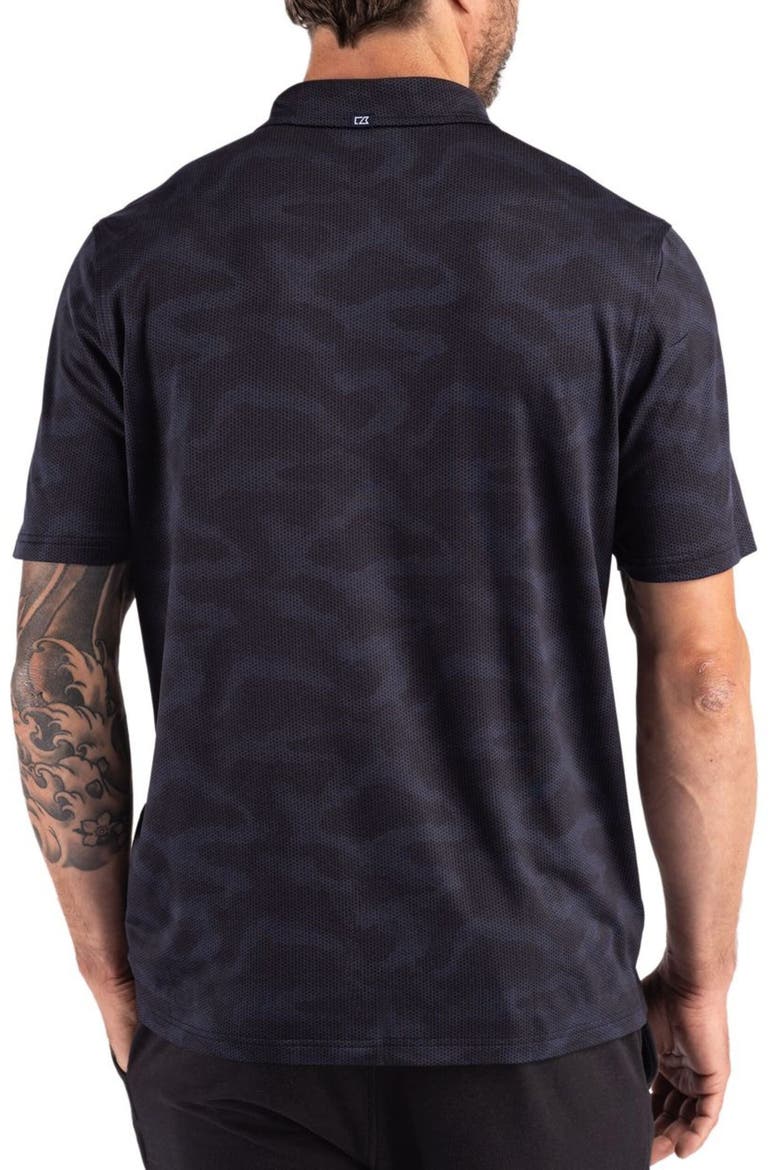 Epic Comfort Camo Regular Fit Polo, Alternate, color, NAVY BLUE