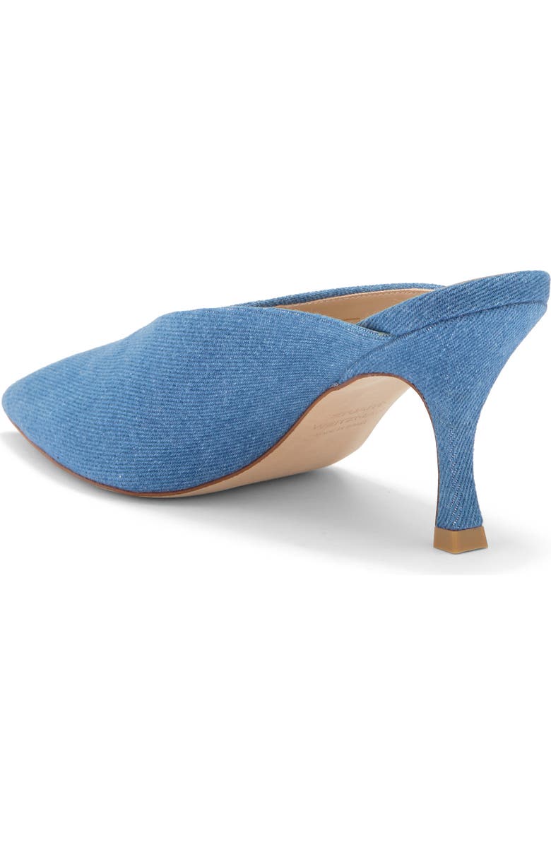 Stuart Weitzman Lula Pointed Toe Pump, Alternate, color, Mid Blue