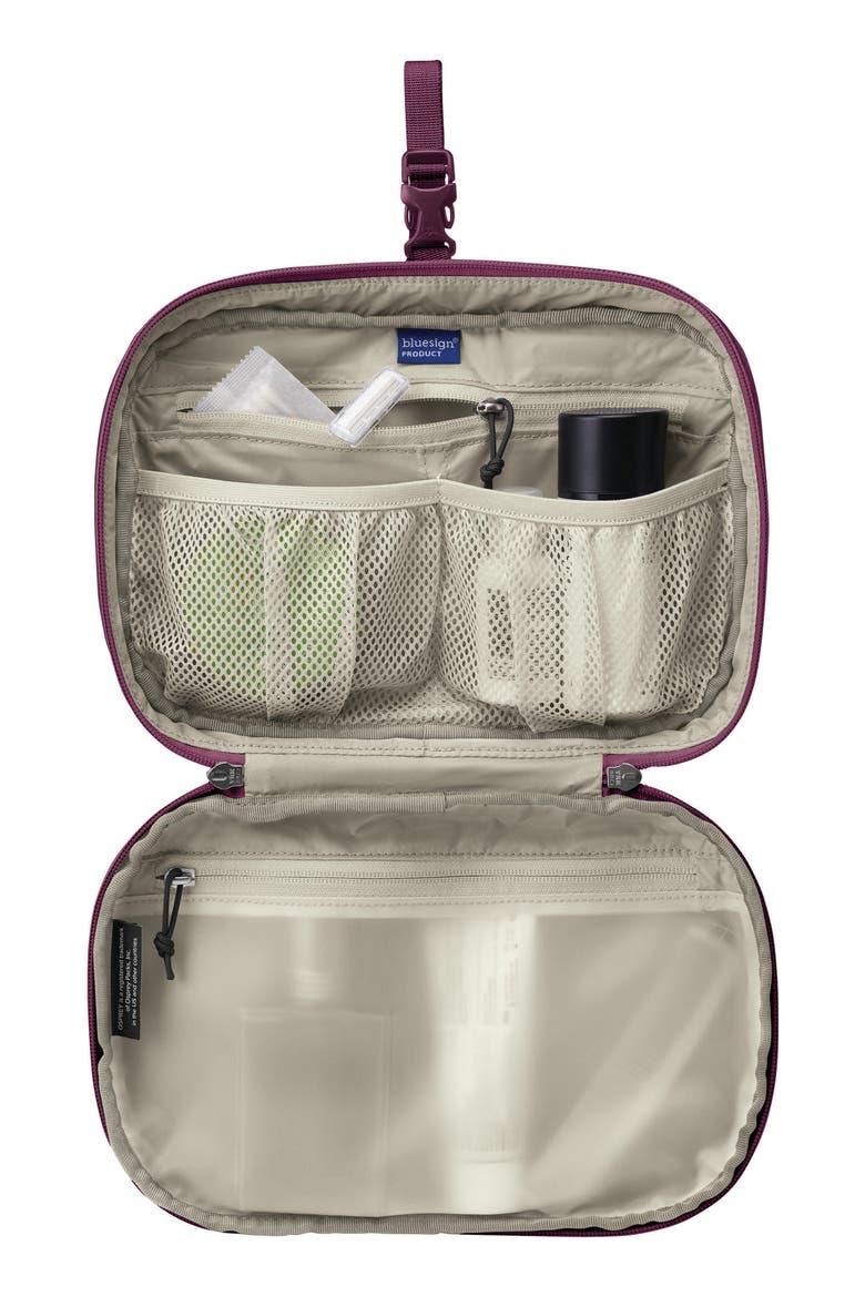 Ozone Large Toiletry Kit, Alternate, color, MOODY BURGUNDY