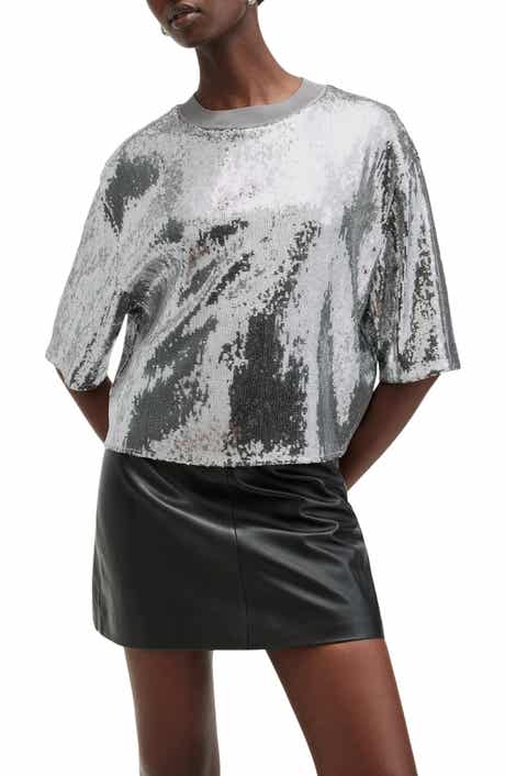 AllSaints Julea Sequin T-Shirt