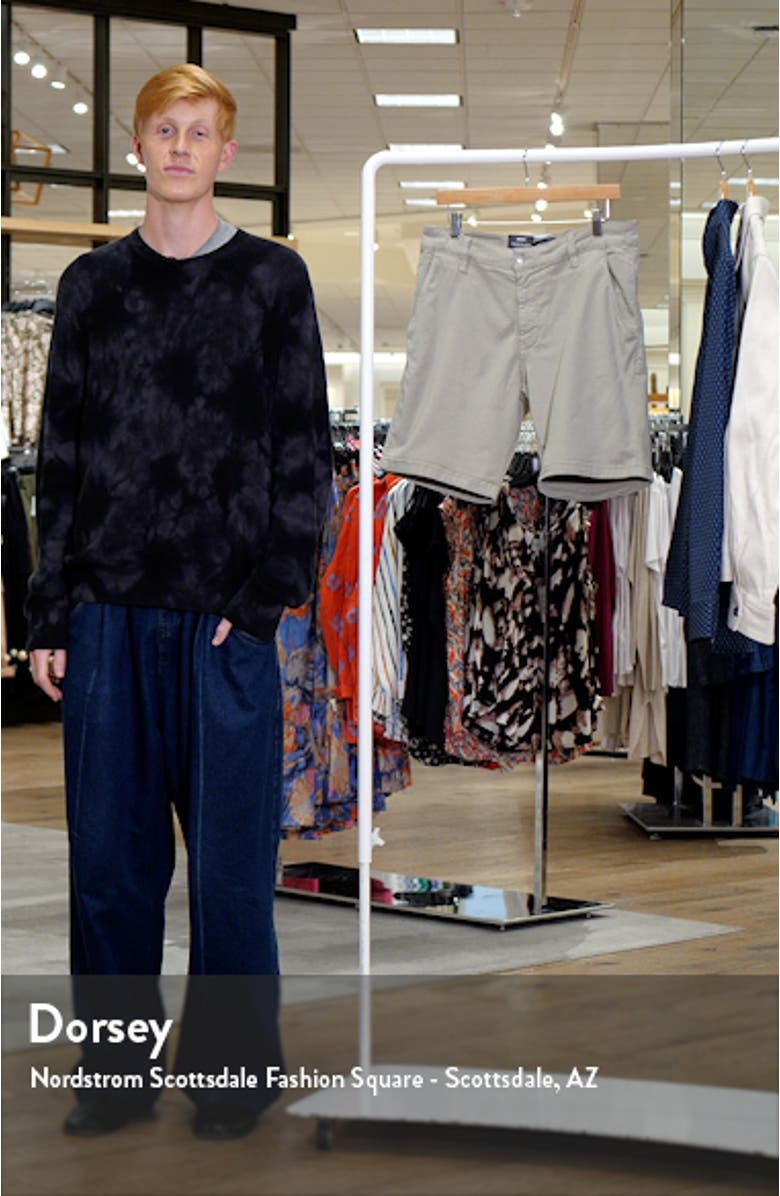 Noah Stretch Twill Flat Front Chino Shorts, sales video thumbnail