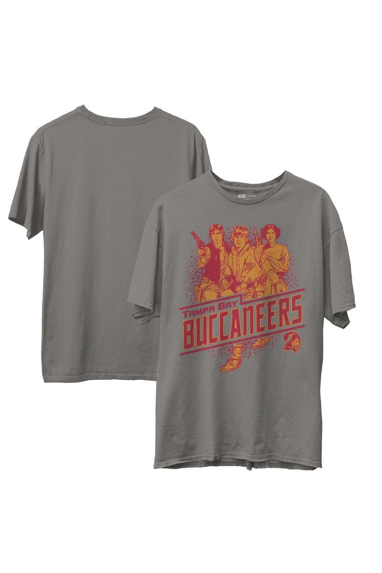Men's Junk Food Heathered Gray Tampa Bay Buccaneers Rebels Star Wars T-Shirt, Main, color, Heather Gray