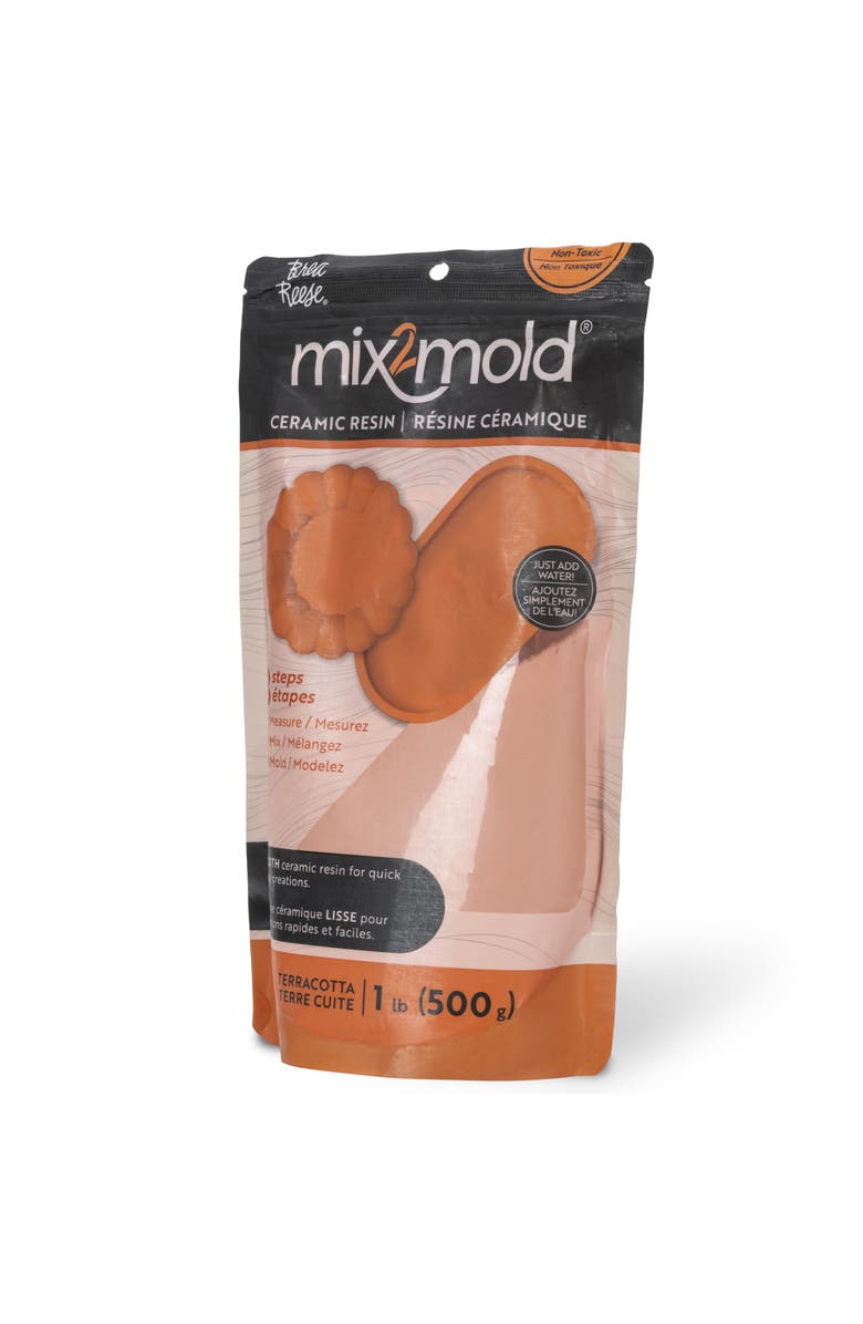 Brea Reese Mix2Mold Ceramic Resin Terracotta Powder 1Lb Bag, Alternate, color, Multicolored