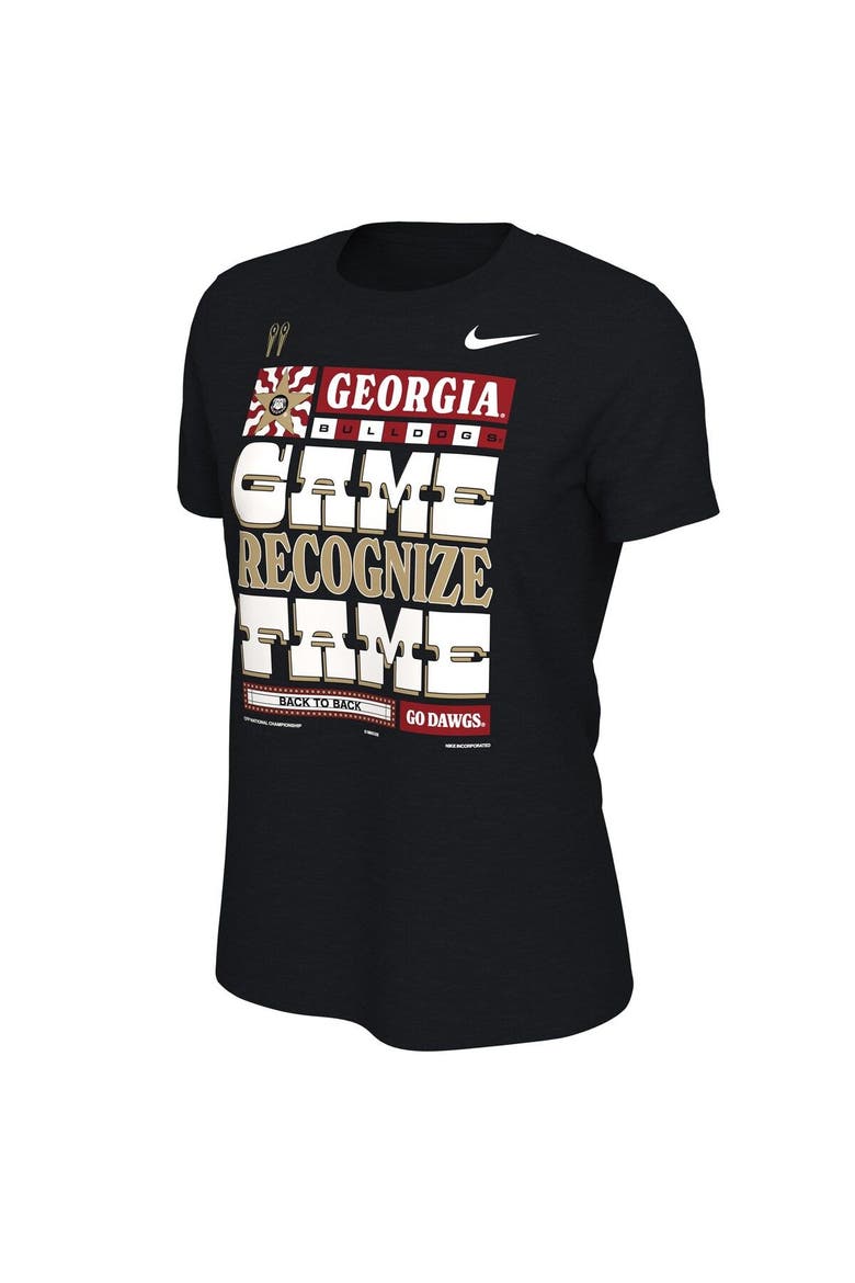 Women's Nike Black Georgia Bulldogs College Football Playoff 2022 National Champions Locker Room T-Shirt, Alternate, color, Black