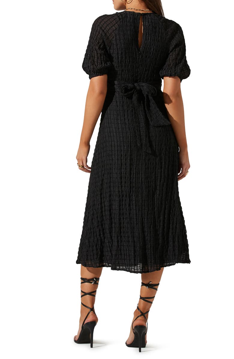 ASTR the Label Crossover Bust Midi Dress, Alternate, color, 