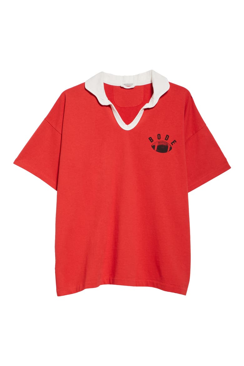 Worchester Logo Graphic Polo, Alternate, color, RED