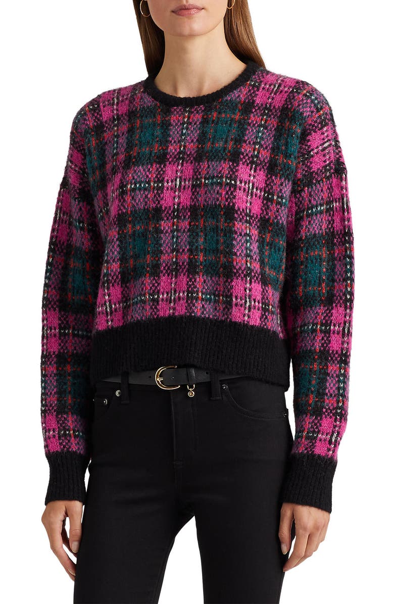 Lauren Ralph Lauren Stretch Alpaca & Wool Blend Sweater, Main, color,