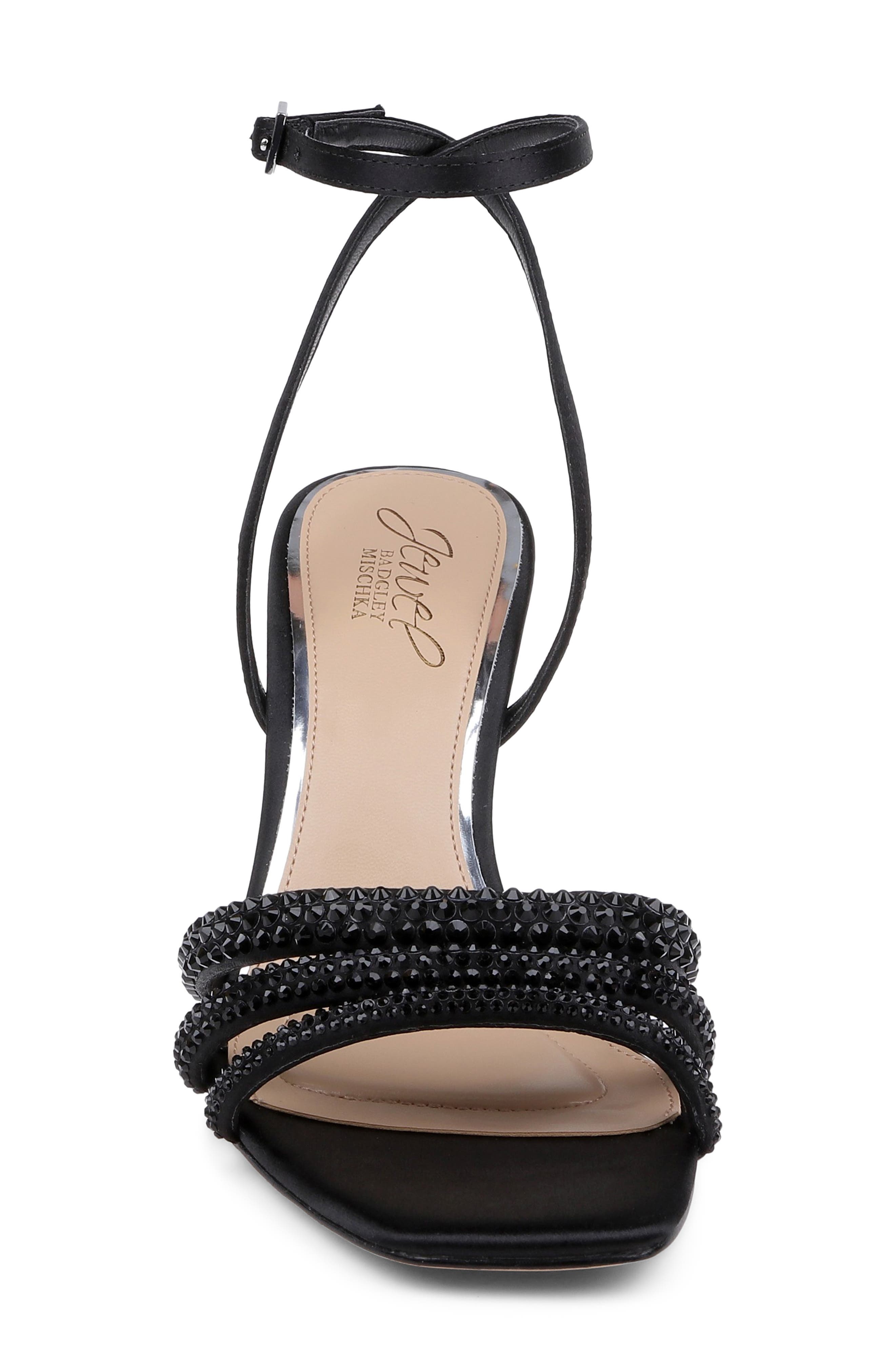 Jewel Badgley Mischka Zimal Ankle Strap Sandal, Alternate, color, 