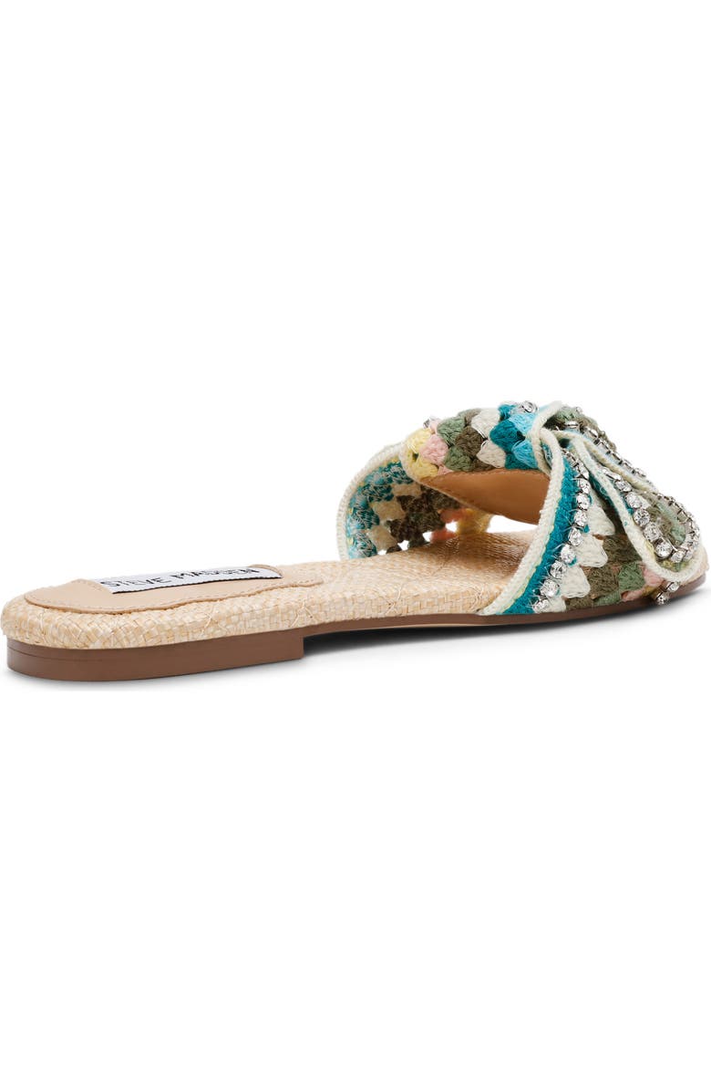 Steve Madden Misha Slide Sandal, Alternate, color, Turquoise Multi