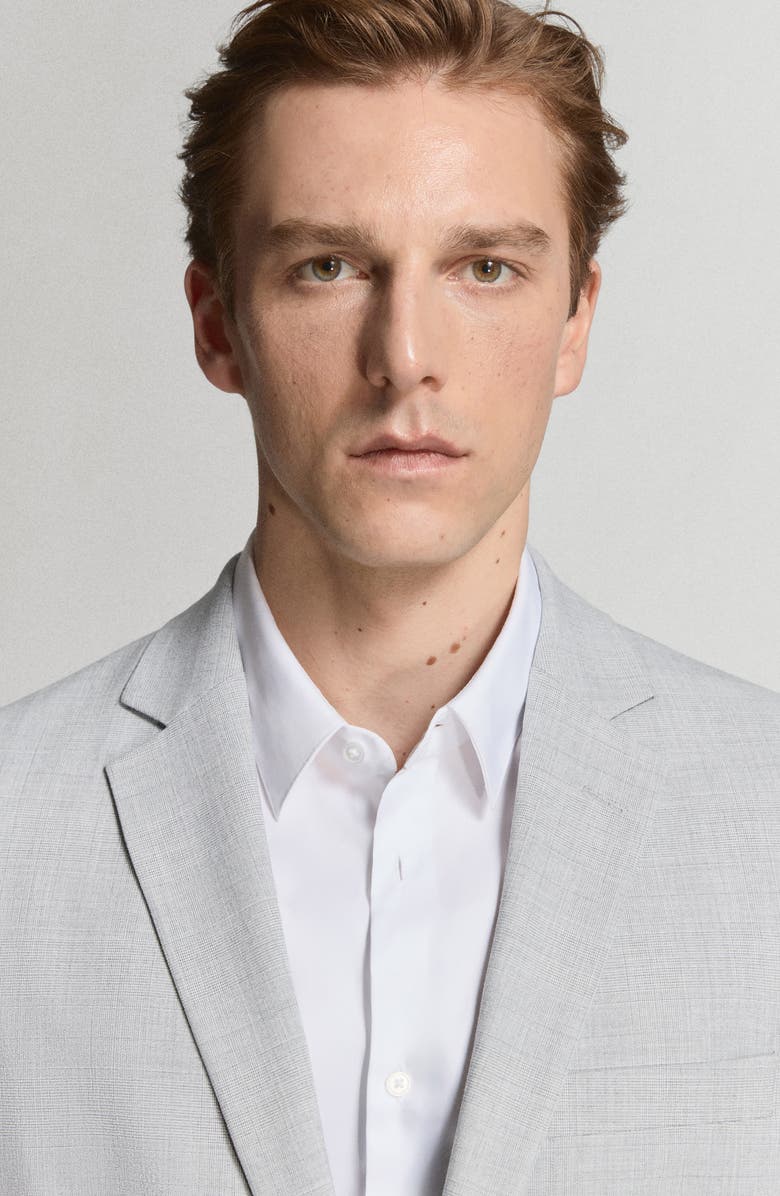 MANGO Superslim Fit Stretch Sport Coat, Alternate, color, Light Heather Grey