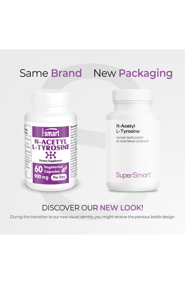 SuperSmart N-Acetyl L-Tyrosine Supplement, Alternate, color, NO COLOR