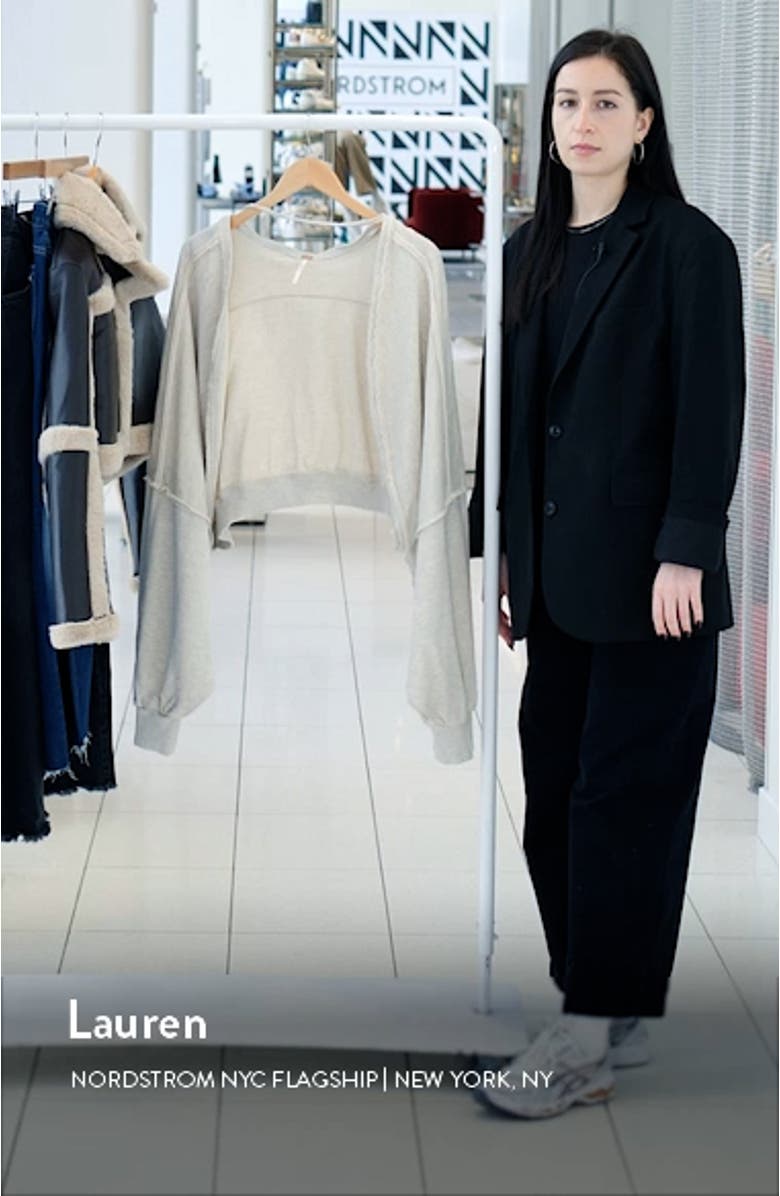 Shrug It Off Long Sleeve Cotton Shrug Sweater, sales video thumbnail