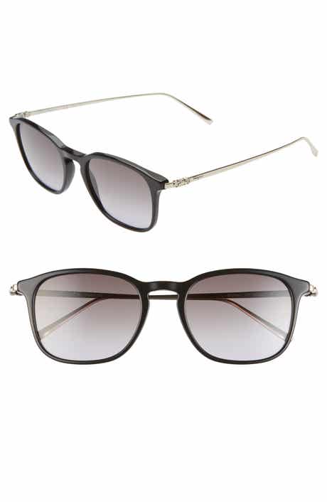 FERRAGAMO Salvatore Ferragamo Classic Logo 53mm Gradient Rectangle Sunglasses