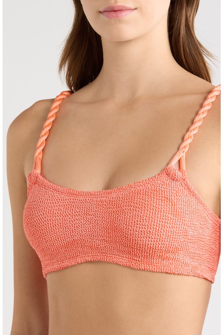 Phoebe Two-Piece Bikini Swimsuit, Alternate, color, METALLIC CORAL