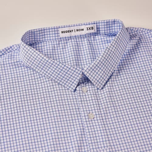 Regent Row Big And Tall Stanton Shirt Polo In Blue-check-11