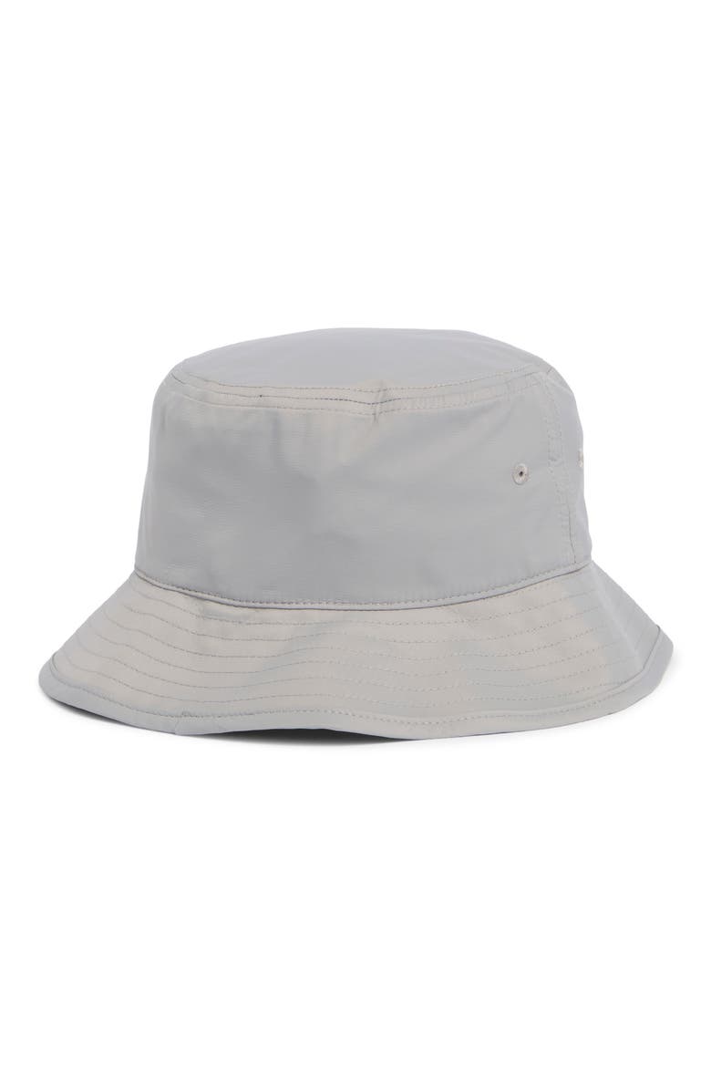 Classic Nylon Bucket Hat, Alternate, color, FINT GRAY