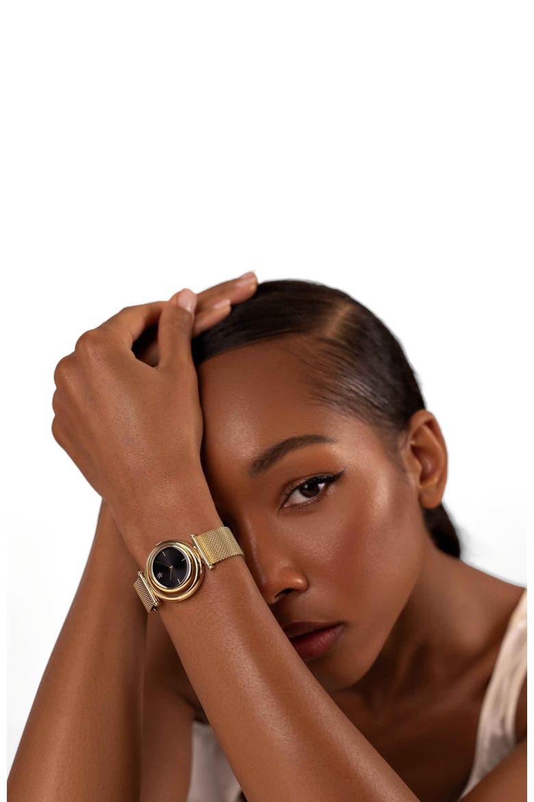 Eclipse Watch, Alternate, color, Black Sunray-Gold