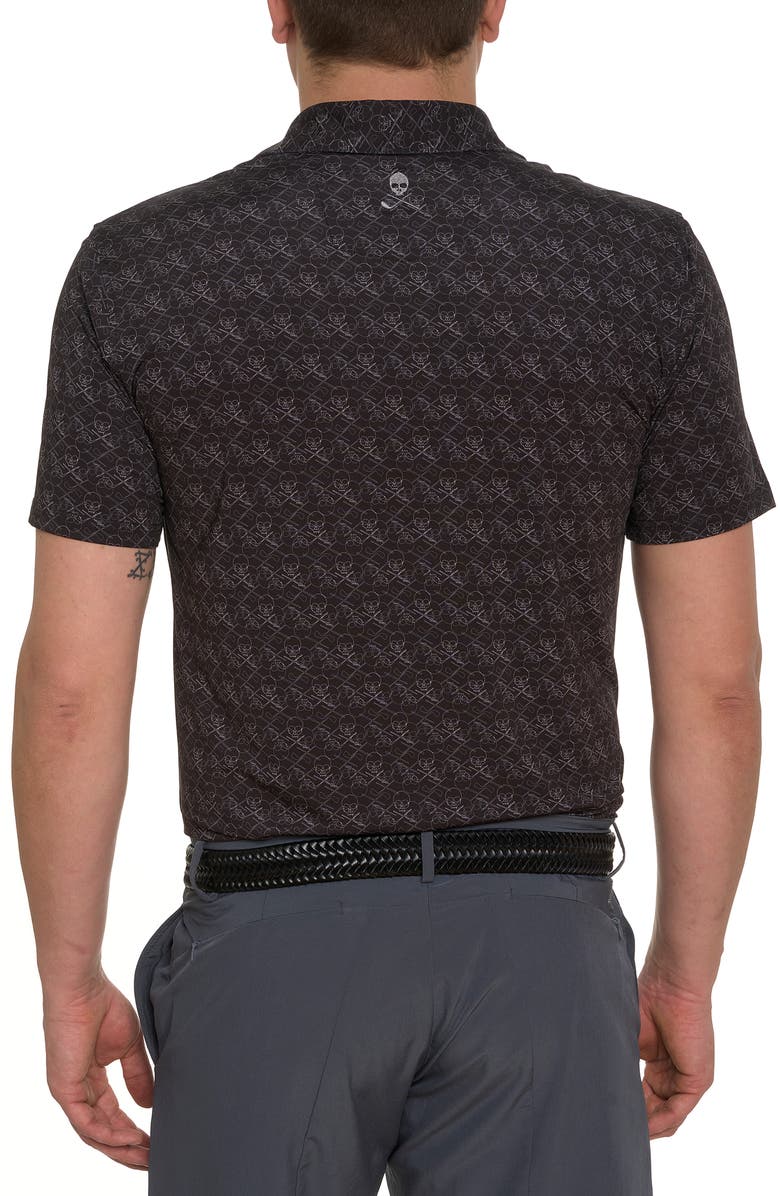 Robert Graham Iron Skull Golf Polo, Alternate, color, 
