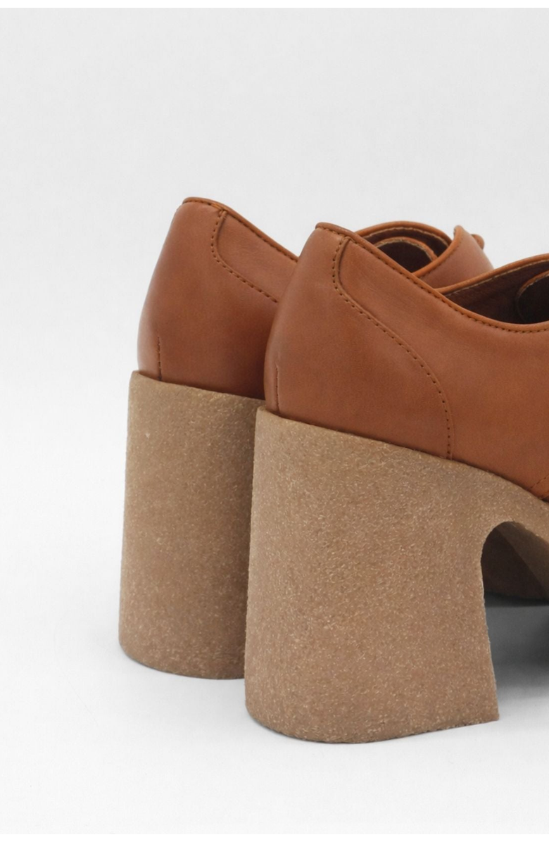 STIVALI NEW YORK Pregiata Platform Lace-Ups, Alternate, color, Cognac
