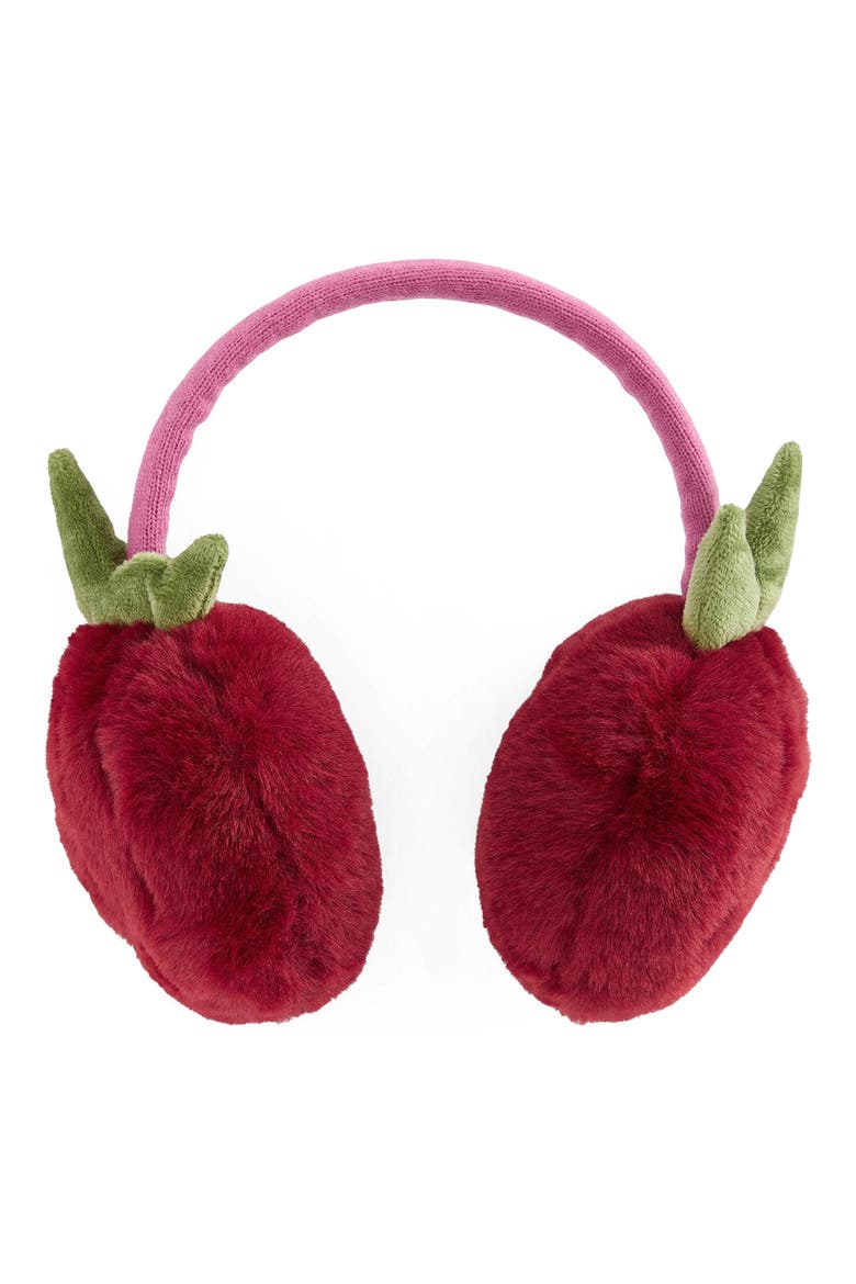 Kids' Berry Earmuffs, Main, color, RASPBERRY