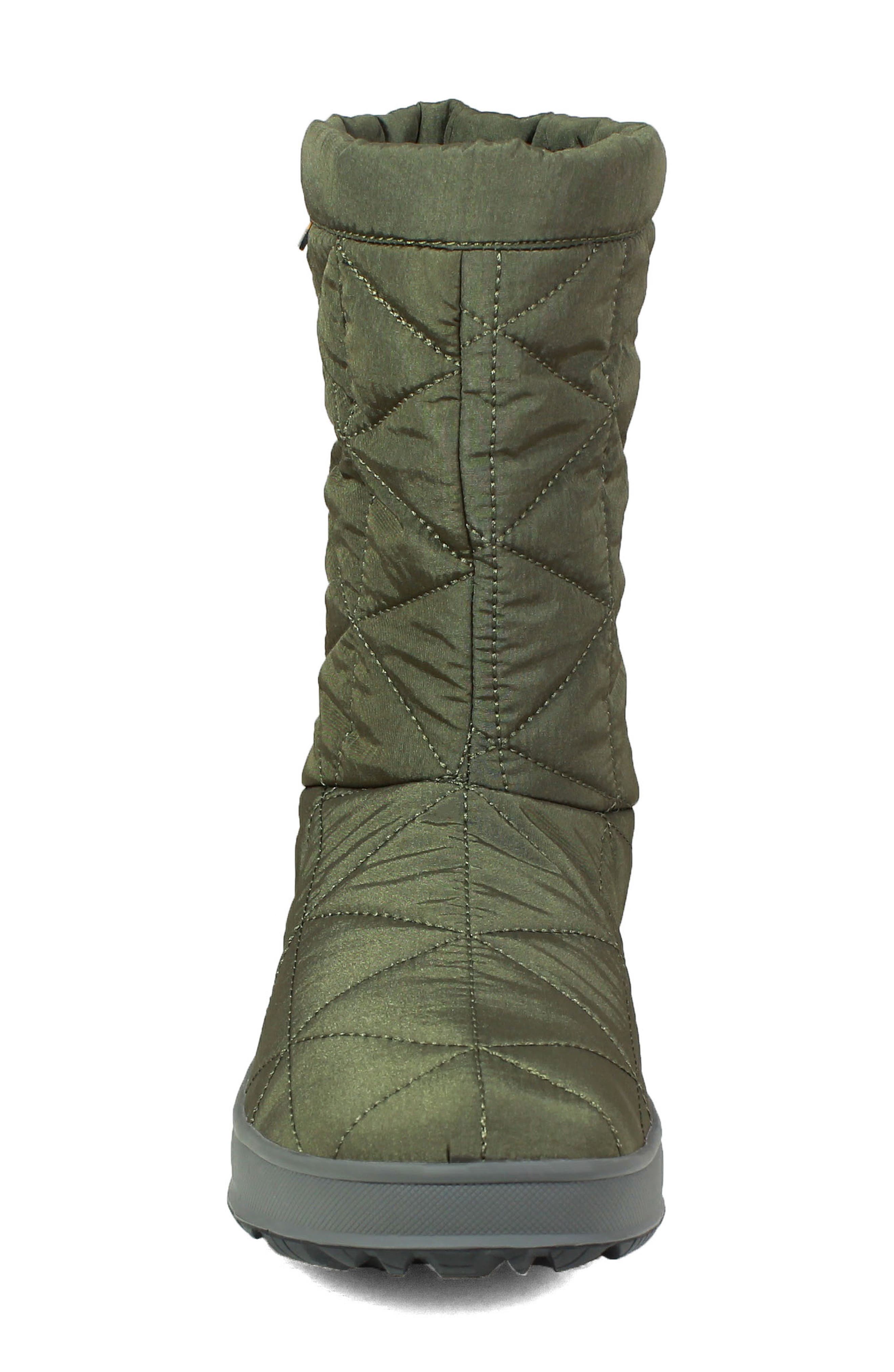 Mid Snowday Waterproof Boot, Alternate, color, DARK GREEN