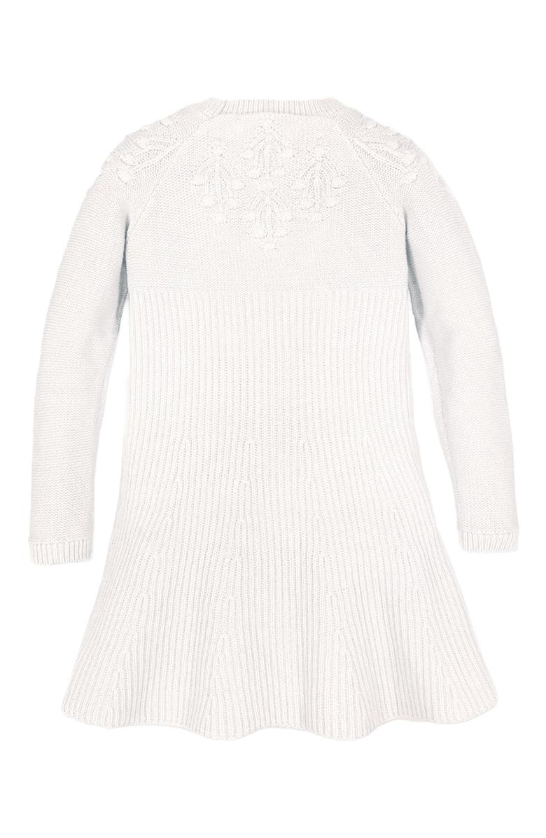 Hope & Henry Baby Girls' Organic Skater Sweater Dress, Infant, Alternate, color,